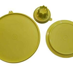 7 Piece Tupperware Jell-O Mold Bundt 2 Sizes